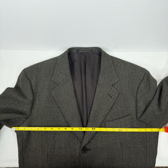 Vintage Ermenegildo Zegna Soft Blazer 3 Button Sport Coat Jacket Wool Blend 41R - Picture 9 of 12